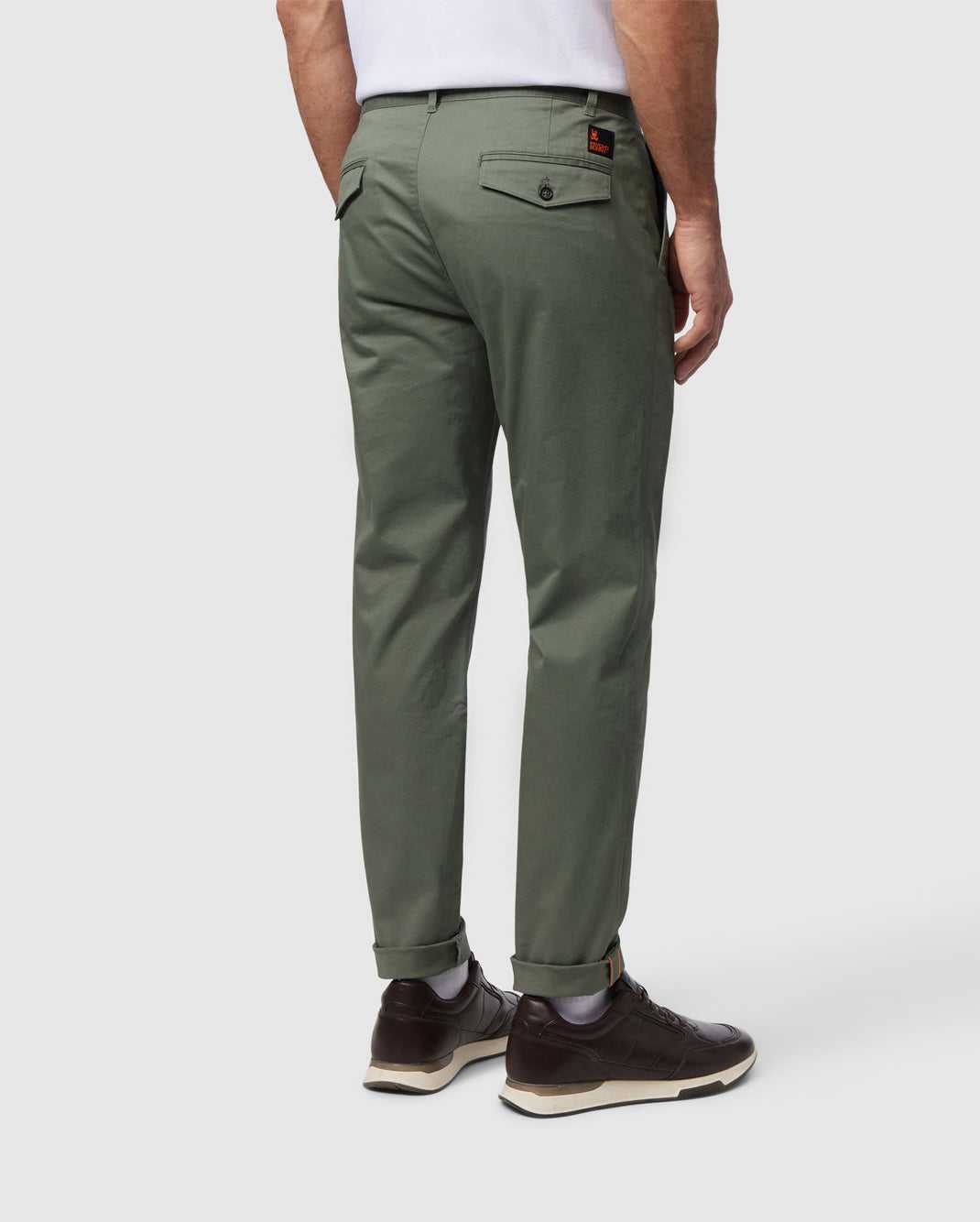 Pantalon Psycho Bunny Gilman Regular Fit Chino Pant Vert Homme | MSR-24894169